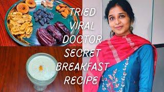 1 month குடித்தேன்🫶 | Tried Dr.Sharmika tharun videos | Beauty Tips | dry fruit juice