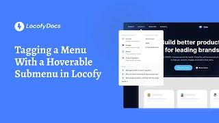 Locofy.ai | Tagging a Menu With a Hoverable Submenu in Locofy [Doc]