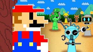 If Mario can buy all Robot Sprunki in new Super Mario Bros | MAPIX Mario Run