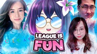Playing LEAGUE in 2022! ft - Pokimane, PeterParkTV, Natsumiii