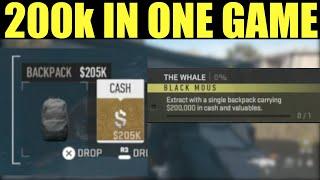 How to extract with a single backpack carrying 200000 in cash and valuables DMZ - Modern warfare