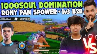 iQOOSouL Finishes Domination  SouL Manya & Nakul Destruction  Rony Pan Spower  Team SouL 