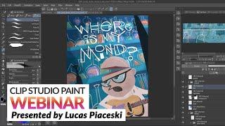 Webinar  – Finding your own style in Clip Studio Paint with Lucas Piaceski