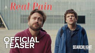 A REAL PAIN | Official Teaser | Searchlight Pictures