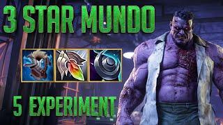 5 Experiment - 3 Star Mundo | TFT Into the Arcane | Teamfight Tactics