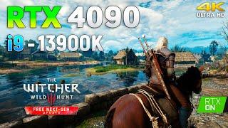 Witcher 3 Next-Gen : RTX 4090 + i9 13900K 4K