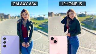 Samsung Galaxy A54 5G Vs iPhone 15 Camera Test  Comparison