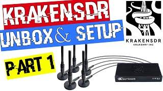 KrakenSDR Unboxing / Prep & Setup device & antennas : Part 1