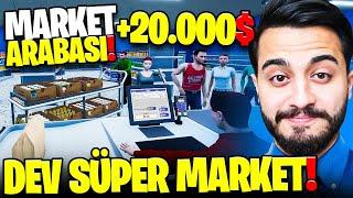 MARKET ARABASI ALDIK! SÜPER MARKETİ BAŞTAN SONA FULLEDİK! Ekipli Süpermarket #4