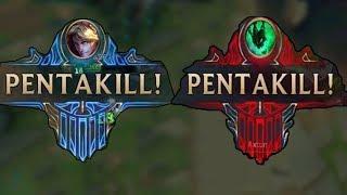 TOP 20 Pha ăn " Double PentaKill " cực hiếm trong Lịch Sử LMHT