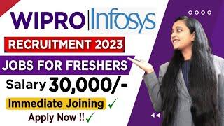 INFOSYS Recruitment 2023 | WIPRO Recruitment 2023 | Wipro Jobs For Freshers 2022 | Job Vacancy 2022