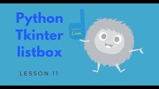 Python and Tkinter - Listbox, how to add and delete items