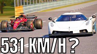 Can a Koenigsegg Jesko Absolut Beat a Ferrari F1 2023 SF-23?!?