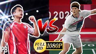 [1080P60FPS] ~ Anthony Ginting VS Anders Antonsen ~ Tokyo 2020 Olympics ~ Quarter-Final HIGHLIGHTS