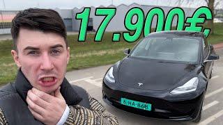 Tesla Model 3 für 17.900€ gekauft: Batterie, Preis, Mängel