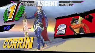 AS Weekly 4 - DualSaga (Greninja) vs Hub (Corrin) - Winners Quarters - SSB4