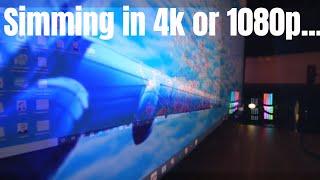 4K MSFS VS 1080p - ViewSonic VX3211-4K Display