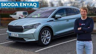 Skoda Enyaq iV 2021 review (ENGLISH) - Best Electric Family Car? - AutoRAI International