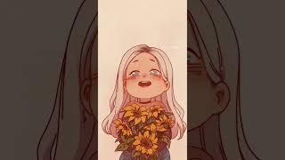 This sunflowers for you #sunflower #animation #chibi #anime #2danimation