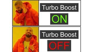 How to enable or disable Turbo Boost