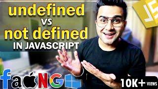 undefined vs not defined in JS  Episode 6 - In 13 Minutes