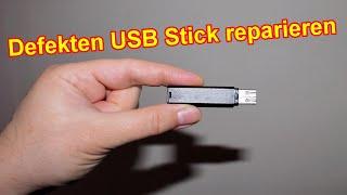 Kaputten USB Stick reparieren & Daten retten