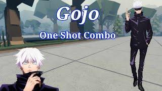 Gojo one shot combo -  Roblox Sorcerer Battlegrounds