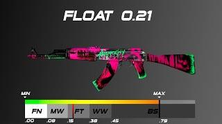 CSGO AK-47 | Neon Revolution - Skin wear/float