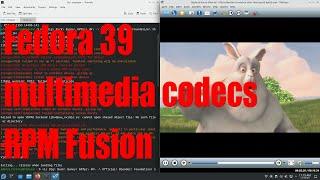 Fedora 39 how to install video codecs using RPM Fusion tutorial - November 2023 - 5019d21c