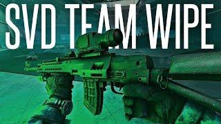 SVD DRAGUNOV SNIPER TEAM WIPE - Escape From Tarkov