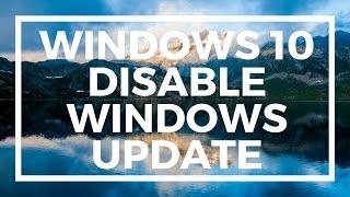 Windows 10 - Diasble Windows Update