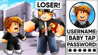 BABY TAP Got BULLIED.. So I Logged Into His ACCOUNT! (Roblox Rivals)