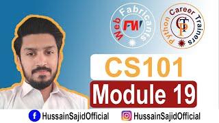 CS101 Module 19 | Representing Numeric Values | Hussain Sajid | Urdu / Hindi