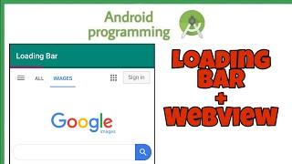 Loading Bar in Webview implementation in Android studio