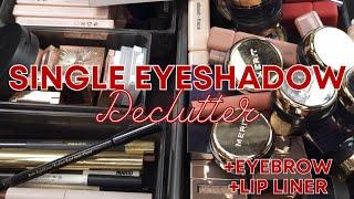 SINGLE EYESHADOW Declutter 2024 | Luxury Collection Declutter Series