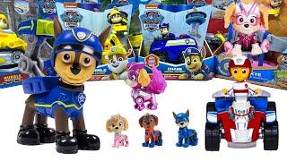 Paw Patrol Unboxing Collection Review | Chase mighty movie bulldozer | Hero pup | Marshall ASMR