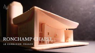 How to make Ronchamp chapel in 1:300 // Pocket Architecture | Ronchamp chapel, France | Le Corbusier
