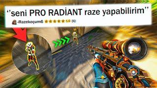 Valorant PRO Radiant KOÇ tuttum ''DEMİR RAZE'' gibi oynadım.