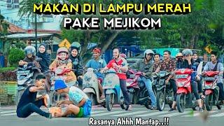 MAKAN DI LAMPU MERAH PAKE MEJIKOM.. NGAKAK PARAH | PRANK INDONESIA