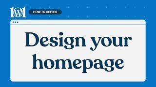 How to add a homepage to WordPress.com