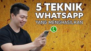 5 CARA AGAR JUALAN DI WHATSAPP MAKIN LARIS