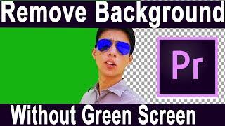 Remove Background From Video Without Green Screen In Adobe Premier