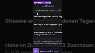 Ab wann kann ich Subs bekommen auf Twitch?