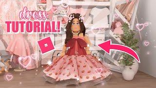 how to add a DRESS to your ROBLOX character! (3d CLOTHING tutorial!) || mxddsie 