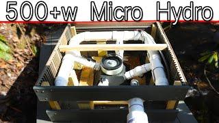 AWESOME WATER POWER 500w Hydro Electric Off Grid System