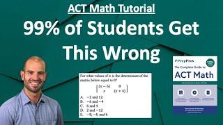 ACT Math Topic You NEED To Know In 2025 - Matrices & Matrix Multiplication