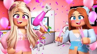 I OPENED A HAIR SALON WITH MY BEST FRIEND IN ROBLOX!