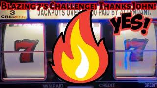 Blazing 7's Challenge For John! Let's Go!