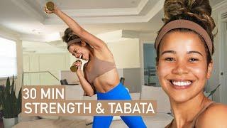 30 MIN STRENGTH & TABATA for FAT LOSS