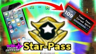 How to AFK GRIND the STAR PASS ON MOBILE! All Star Tower Defense HACK